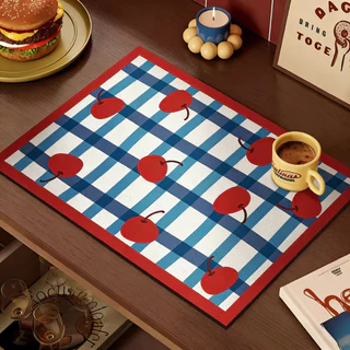30×40CM ที่รองจานการ์ตูน สำหรับห้องครัวที่บ้าน ที่รองถ้วยชา กันความร้อน ทนต่อสิ่งสกปรก กันน้ำและกันน้ำมัน