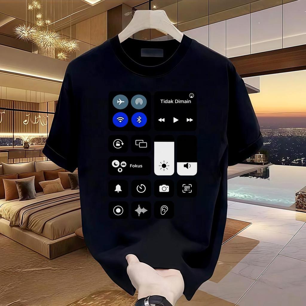 เสื้อยืดรุ่นใหม่ปี 2026 ผลิตจากผ้าฝ้ายแท้คอกลม ดีไซน์น่ารัก เสื้อยืดมีสไตล์ สวยงาม ดูดี น่ารัก และเรียบง่า