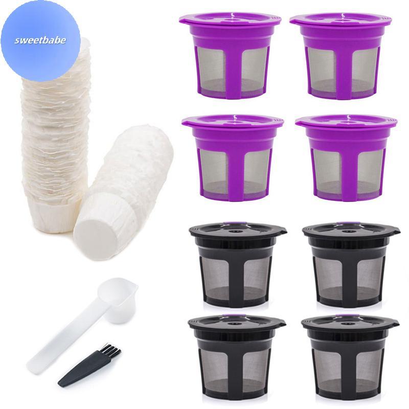 SEBABE กระดาษทิ้งกระดาษกรองกาแฟสําหรับ Keurig Reusable K ถ้วยสําหรับ Keurig เครื่องชงกาแฟ Universal 
