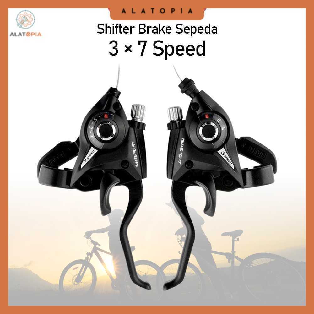 TaffiSPORT Centara Speed Shifter เบรค 3 และ 7 ความเร็วเกียร์จักรยาน 2 ชิ้น