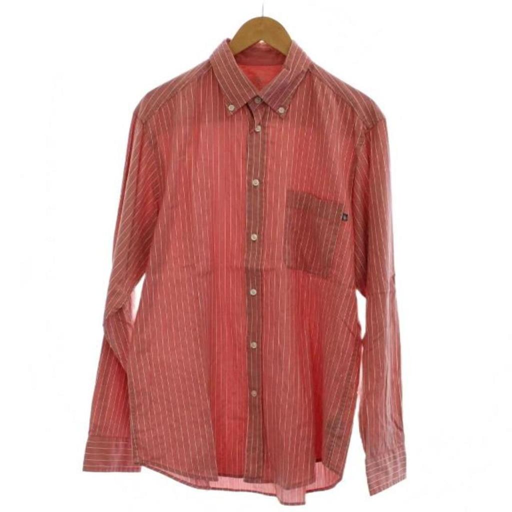 Zegna Sport Orange Shirt stripe Direct from Japan Secondhand