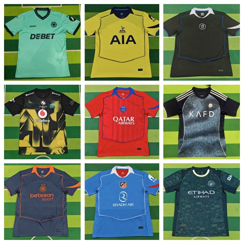 2526 Fan Version Quick-Drying Long-Motion Uniform Team Two-Gest Jersey Paris National Rice Marseille