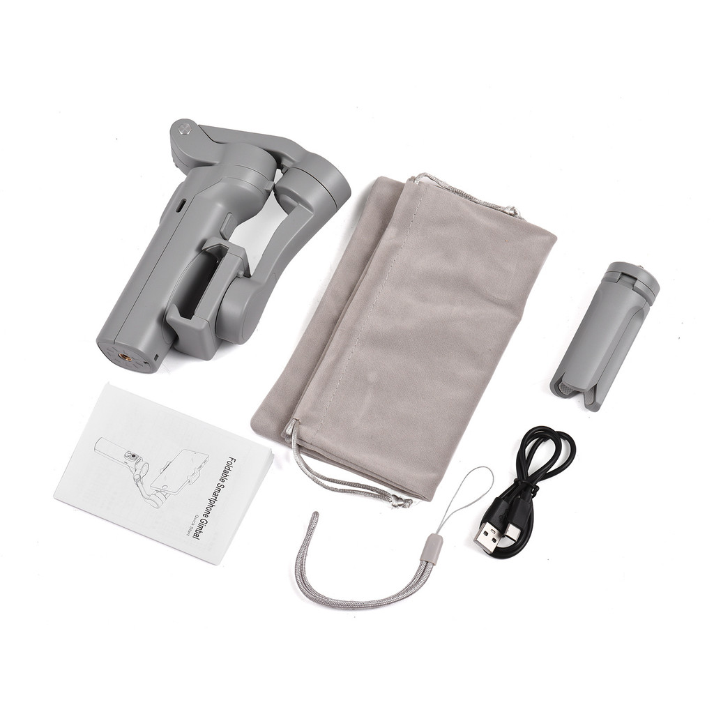 3 แกน Gimbal Stabilizer สามแกน Gimbal Stabilizer วิดีโอสดการถ่ายภาพ Selfie Stick