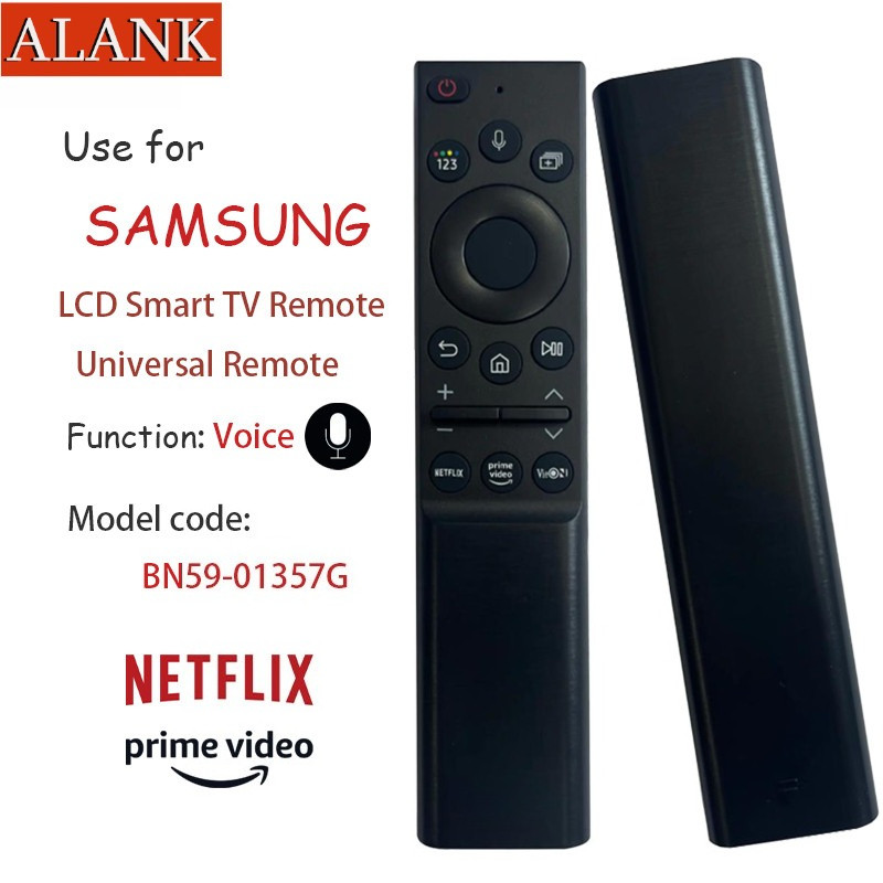 ALANK Remote รีโมททีวี Samsung Smart 4K 8K UHD Android TV เสียงสนับสนุน รีโมท BN59-01357G