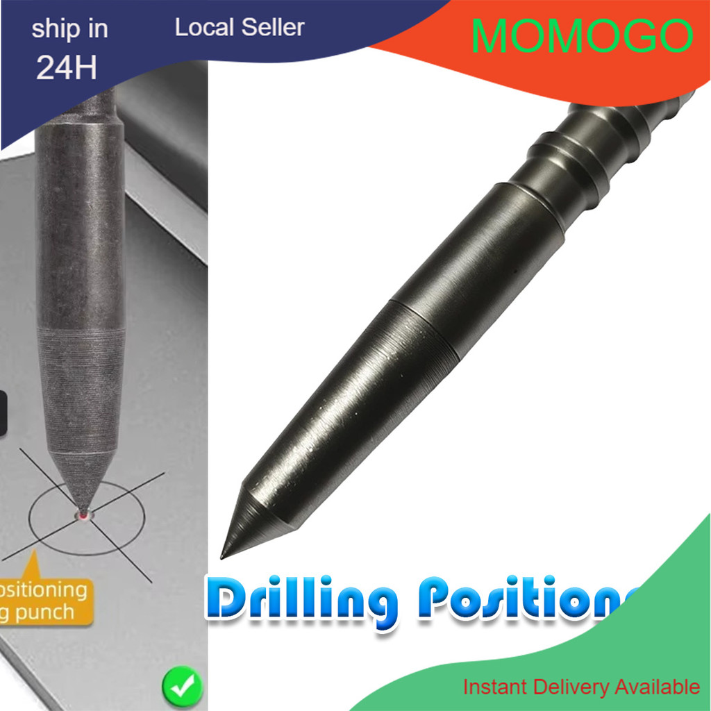 คู่มือ Punch Locator Heavy Duty Center Punch โลหะเหล็กสปริงโหลด Center Hole Punch Locator เครื่องมือ