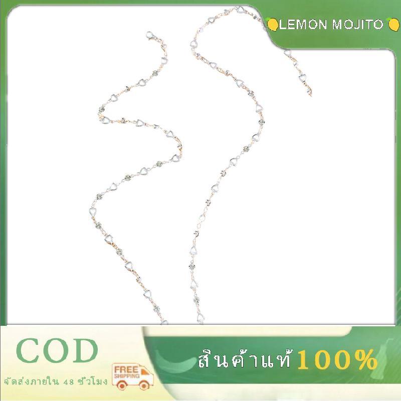 สร้อยคอเพทายคริสตัลหรูหรา Mojito สำหรับผู้หญิงสร้อยคอพลอยเทียมประกายพู่ยาว Choker th