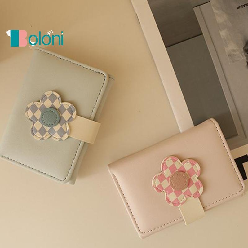 [Boloni] Womens Wallet Short Cartoon Cute Multi Slot Zero Wallet Wallet Wallet new