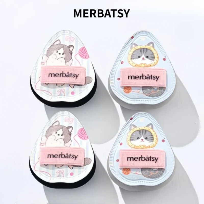 MERBATSY แป้งพัฟ นิ้วหัวแม่มือ ผ้าฝ้าย ลูกอม พัฟ นุ่ม เด้ง คอนซีลเลอร์ บลัชออน ครีม ไฮไลท์ ของเหลว มินิ ละเอียดอ่อน แม่นยำ ปลายนิ้ว เบาะลม ราคา ถูกที่สุด ดีลบีเคเค