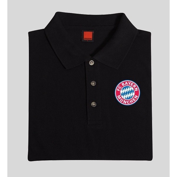 BAYERN MUNICH POLO TSHIRT | COLLAR | HONEYCOMB POLO | SMART CASUAL | EPL | LA LIGA LIGUE 1 FOOTBALL CLUB  unisex polo