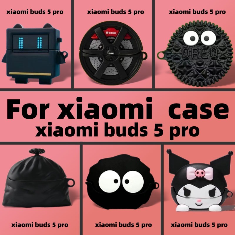 สําหรับ Xiaomi Buds 5 Pro กันกระแทกหูฟังฝาครอบ Xiaomi Buds 5 Pro ฝาครอบซิลิโคนกันกระแทก
