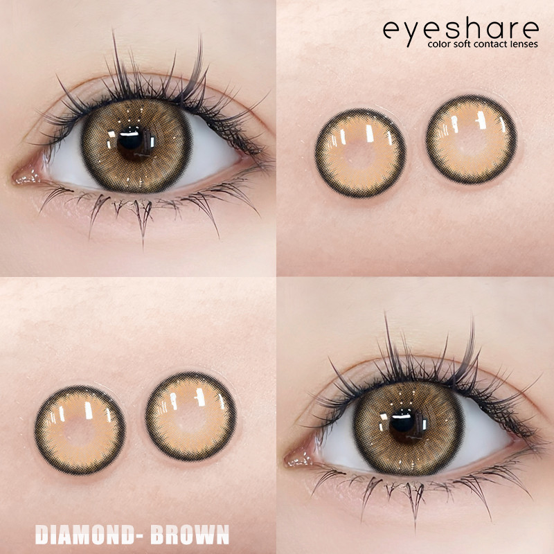 EYESHARE ราคาพิเศษสีคอนแทคเลนส์ 2 ชิ้น/คู่แฟชั่นคอนแทคเลนส์สีสําหรับดวงตาเลนส์นุ่ม