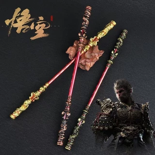 Black Myth Wukong เกม Sun Wukong golden cudgel รุ่นวัสดุเหล็ก Monkey King หัตถกรรม 22/30 ซม