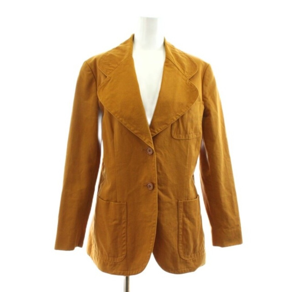 PRADA Jacket Tailored cotton brown Direct from Japan Secondhand