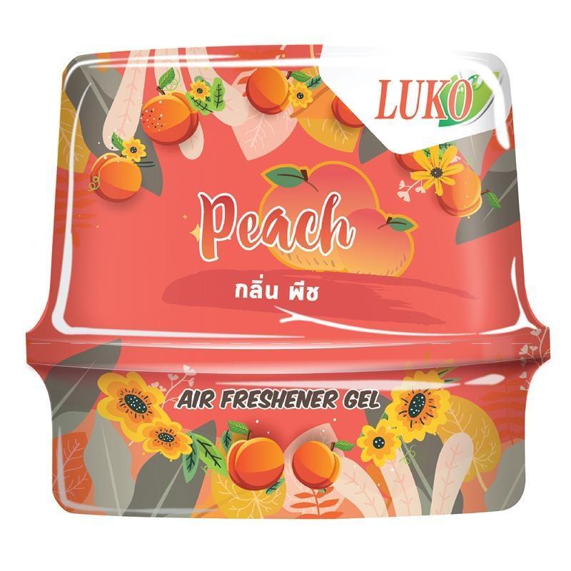 LUKO เจลน้ำหอมปรับอากาศ กลิ่นพีช ขนาด 180 กรัม