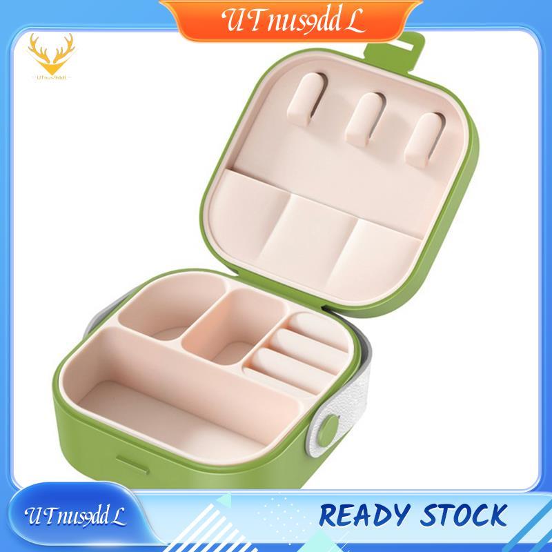 [UTnus9ddL] Mini Jewelry Travel Case, Small Travel Jewelry Box, Green