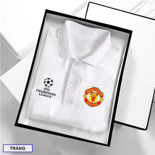 2026 เสื้อโปโลแขนสั้นผ้าฝ้าย 100% สำหรับผู้ชาย ลายสโมสรแมนเชสเตอร์ยูไนเต็ด พร้อมส่ง สวมใส่สบาย เหมาะสำหรับฤดูร้อน