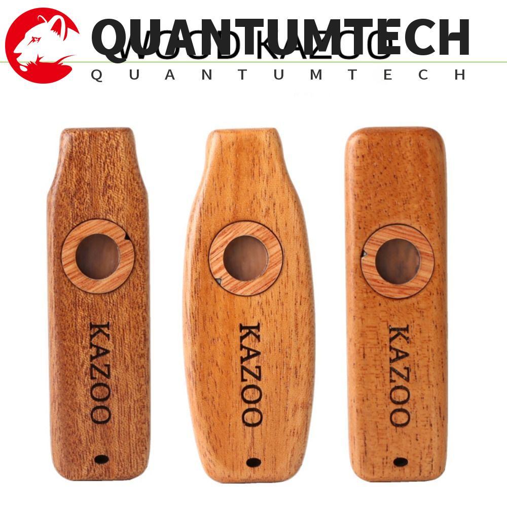 QUANTUMTECH ไม้ Kazoo, ไม้พร้อมเชือกเส้นเล็กน้ําหนักเบารองรับ Kazoo, เครื่องมือที่ถอดออกได้หลายสีเคร