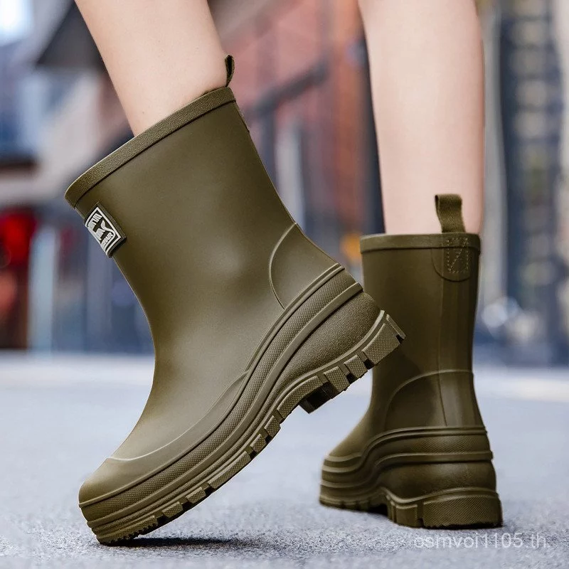 รองเท้าบูทกันฝนผู้หญิง สำหรับตั้งแคมป์และเดินป่า thumbnail 9