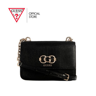 GUESS กระเป๋า รุ่น KG962420 SALINGE FLAP CROSSBODY สีดำ