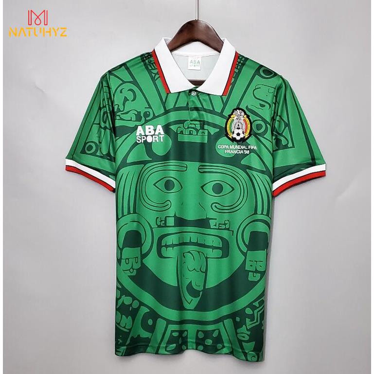 Thailand Quality Football Shirt, Mexico Retro Time Shirt 1998/Football Jersey