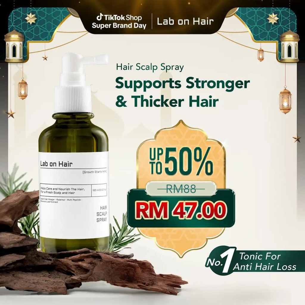 Lab On Hair Anti Hair Loss Scalp Spray - Anti-Hair Loss Hair Tonic Spray for Strengthening Hair Grow