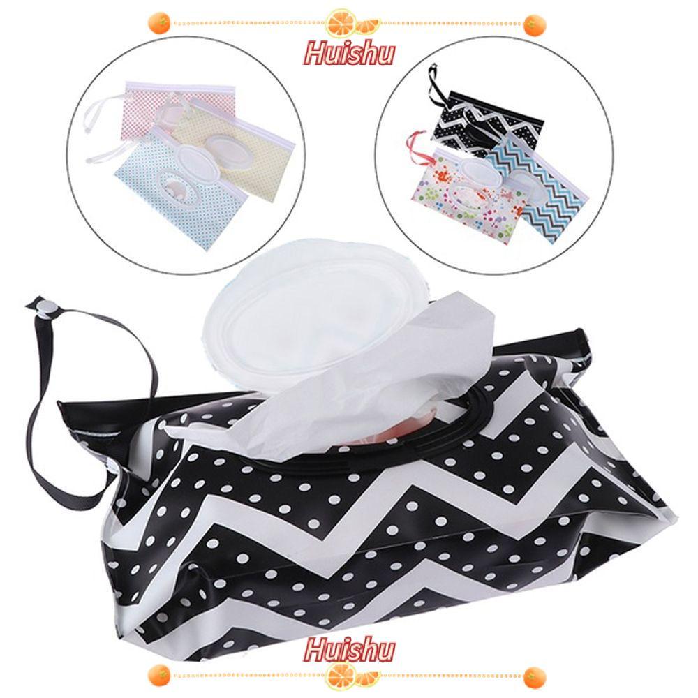 HUISHU Wet Wipes Bag Clamshell Baby Paper Wipes