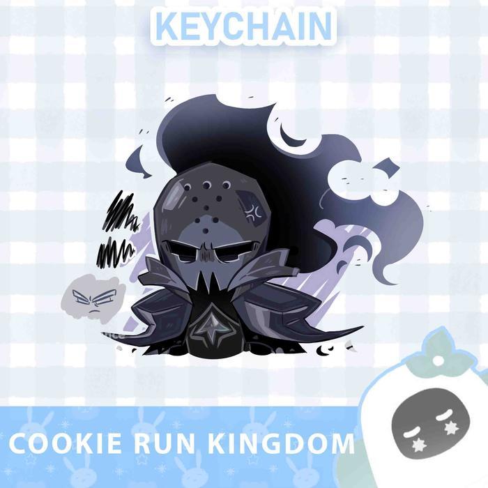 Ganci / Gantungan Kunci Akrilik COOKIE RUN KINGDOM - SILENT SALT COOKIE LUCU - 1