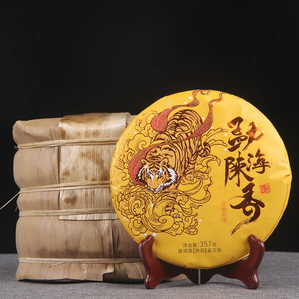 CIFbuy Menghai สุก Shu Pu-erh ชา 357g เค้กหมักธรรมชาติ Pu erh