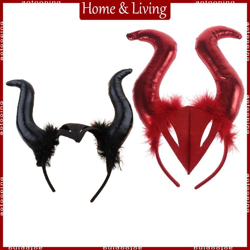AOTO Devil Horns แถบคาดศีรษะ สำหรับ HALLOWEEN