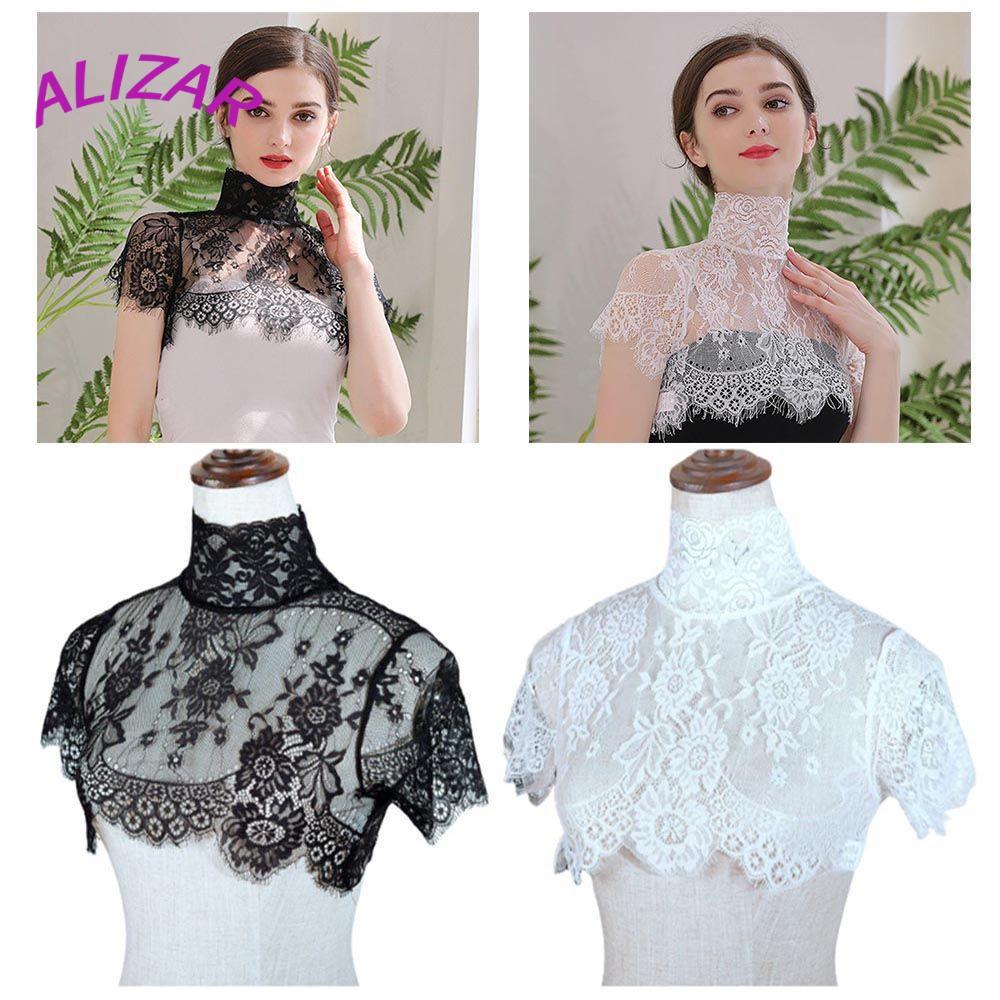 อลิsar คอปกผู้หญิงตกแต่งชุดแต่งงานปลอกปลอม