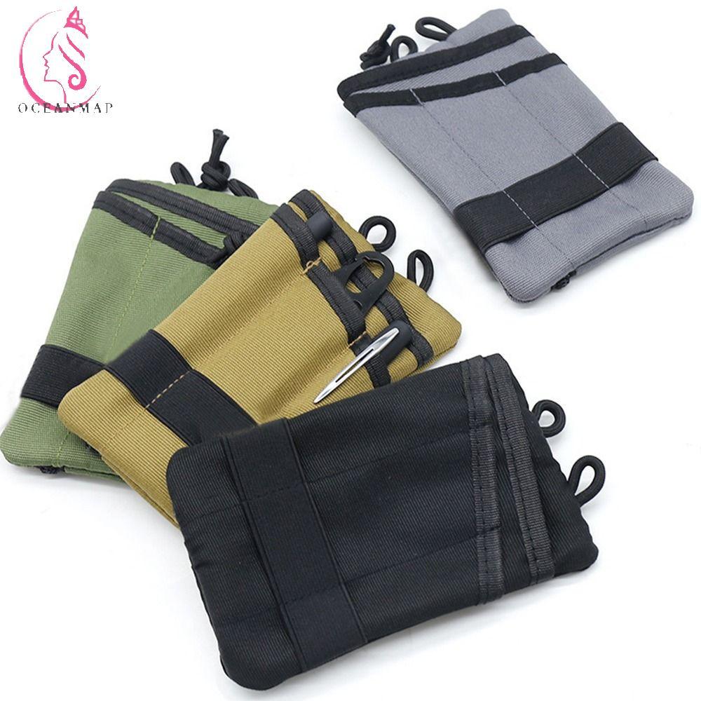OCEANMAP Mini EDC Tool Bag,น้ําหนักเบาทนทานKey Pouch,EDC Tool Kit Compact Stretch Bandสายรัดไหล่เข็ม