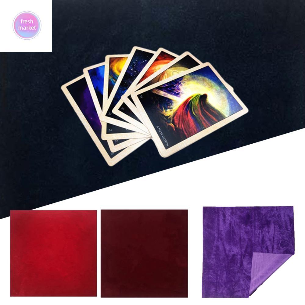 FRESHMARKET Tarot ผ้าปูโต๊ะไพ่ทาโรต์พิเศษ Oracle การ์ด Pad Divination Astrology Tarot ผ้า