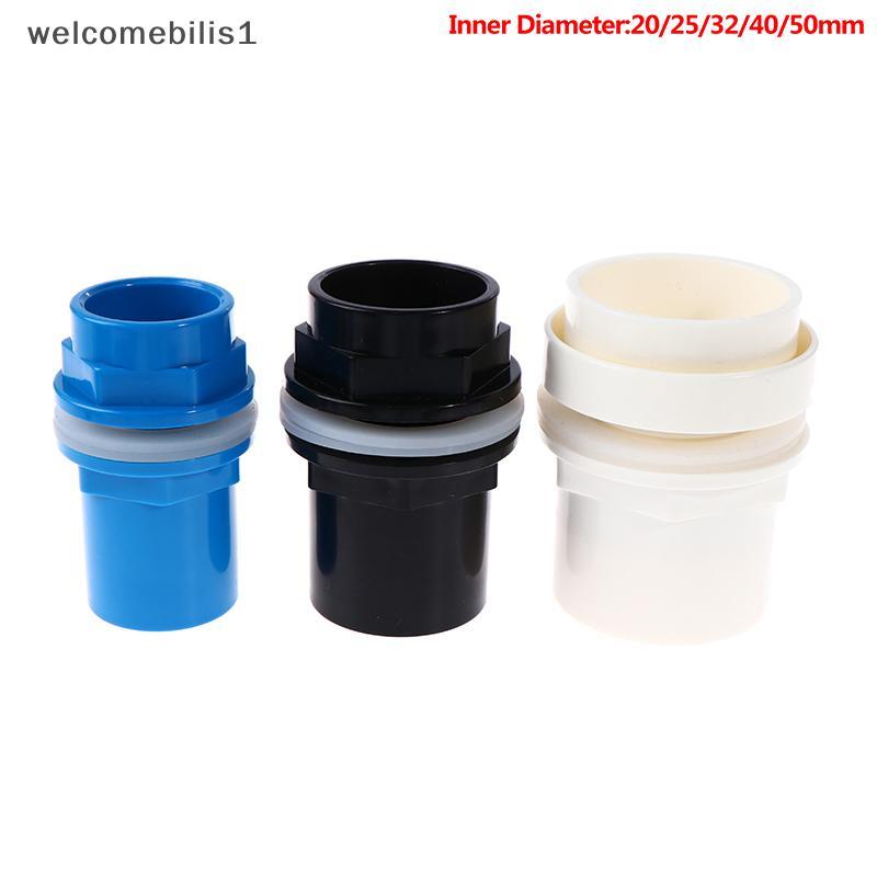 Welcomebilis1] 20-50 มม.ตัวเชื่อมต่อ PVC Thien ถังปลาท่อสวนท่อระบายน้ําท่ออะแดปเตอร์ใหม่