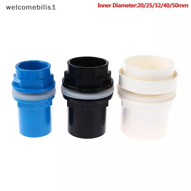 Welcomebilis1] 20-50 มม.ตัวเชื่อมต่อ PVC Thien ถังปลาท่อสวนท่อระบายน้ําท่ออะแดปเตอร์ใหม่