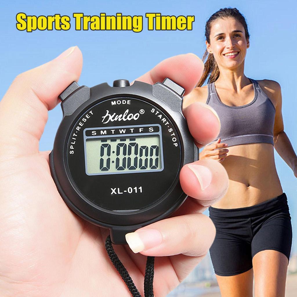 Professional Handheld Digital Stopwatch Timer Outdoor Sports Training Timer Chronograph Stop Watch P