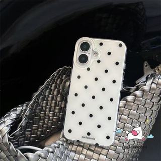 สำหรับ OPPO A38 A58 A60 A3X A3 A5i A57 A16 A54 A76 A52 A18 A3s A31 A15 A35 A17 เคส IMD ลายจุดสไตล์แฟชันเรียบง่าย