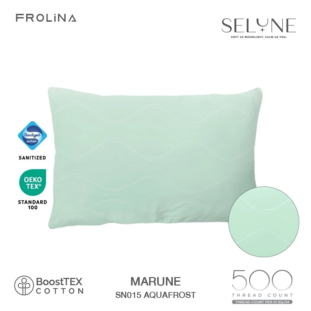 Frolina Selune Collection ปลอกหมอนหนุน และ ปลอกหมอนข้าง BoostTex Cotton 500 TC