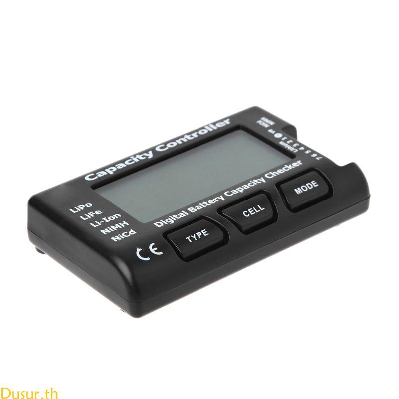 Dusur RC CellMeter-7 เครื่องตรวจสอบความจุดิจิตอลสําหรับ Nicd NiMH LiPo LiFe Li-ion