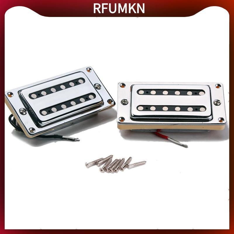 [rfumkn] 1 ชุดกีตาร์ Humbucker Pickups Bridge + คอสําหรับ LP EPI ชิ้นส่วนกีตาร์ไฟฟ้า