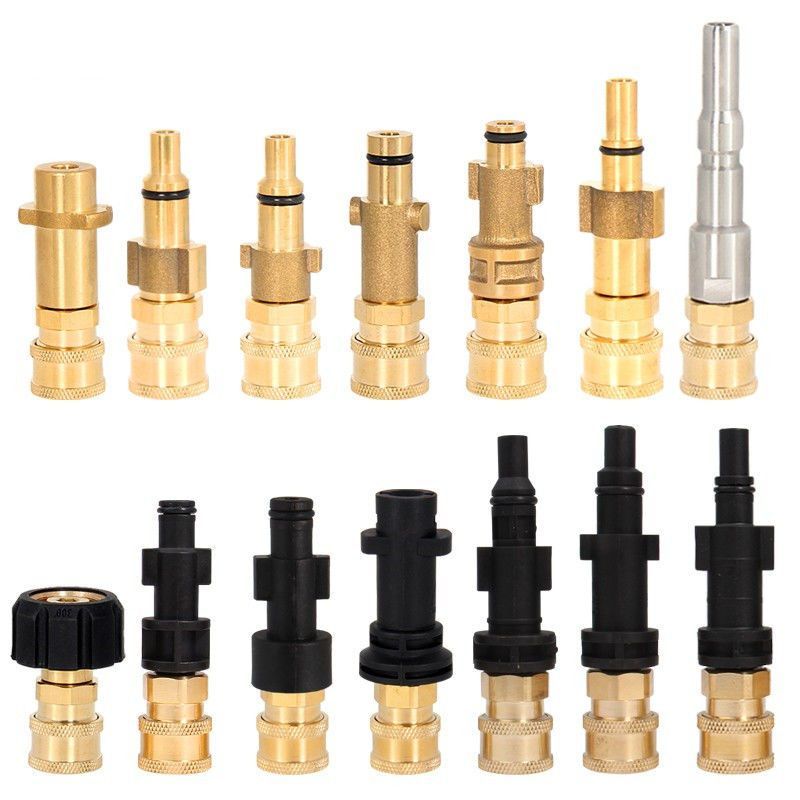 Brass adapter modify PA foam cannon for pressure washer Karcher Lavo Greenworks