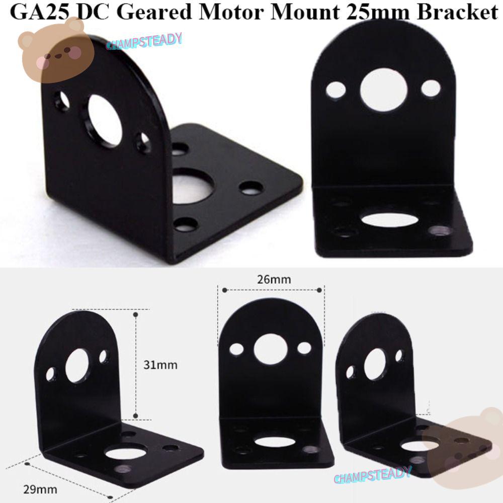 CHAMPSTEADY GA25 DC Geared High Torque Motor Fixing Holder Stand Low Speed 25mm Bracket