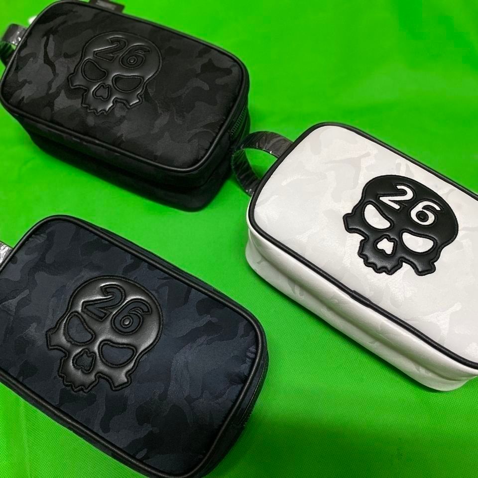 กระเป๋าถือ: PXG GOLF NEW GOLF Clothing Bag Handbag Skull Fashion Clutch Outdoor Sports Equipment Bag