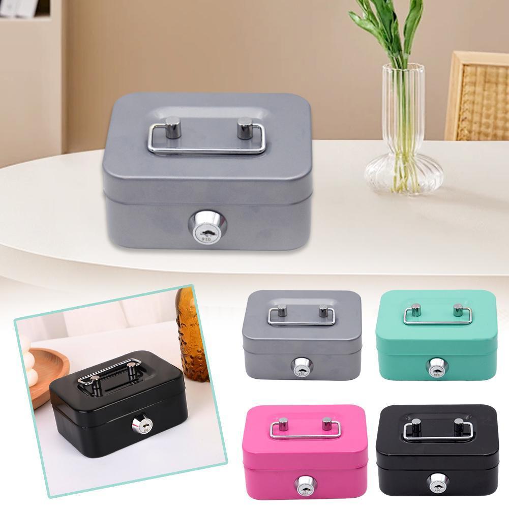Mini Handle Piggy Bank กระปุกออมสินน่ารัก Money Bo สี U0i3