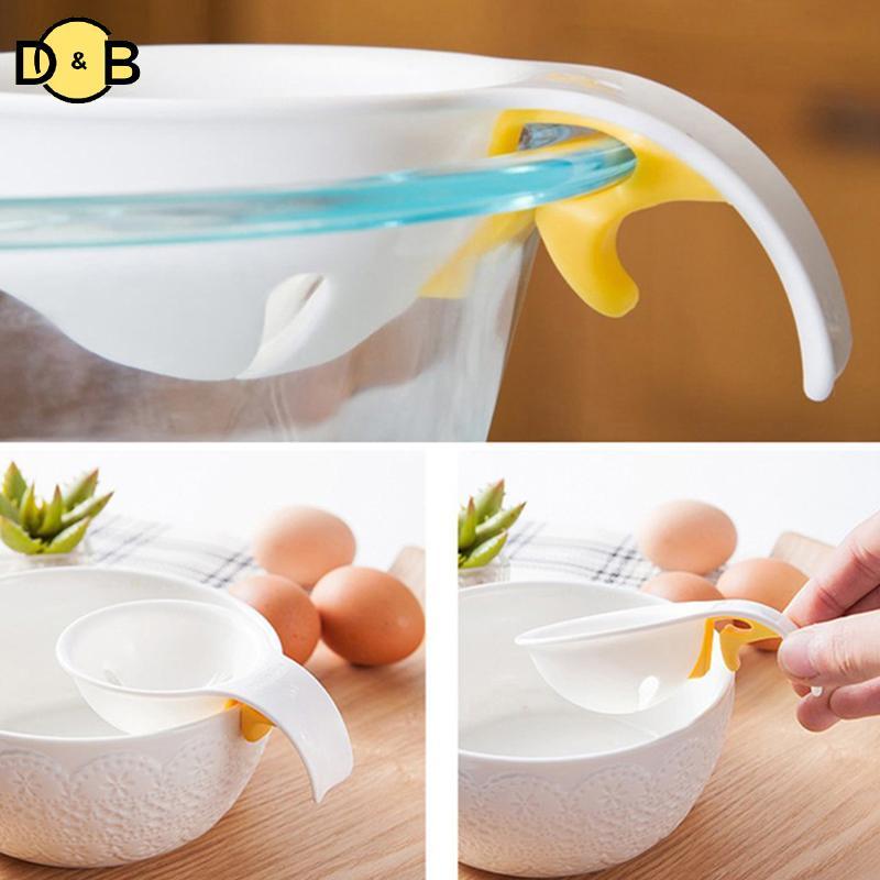 [DB] Egg Yolk White Separator Egg Divider Filter Egg Separator Mini Egg Extractor TH