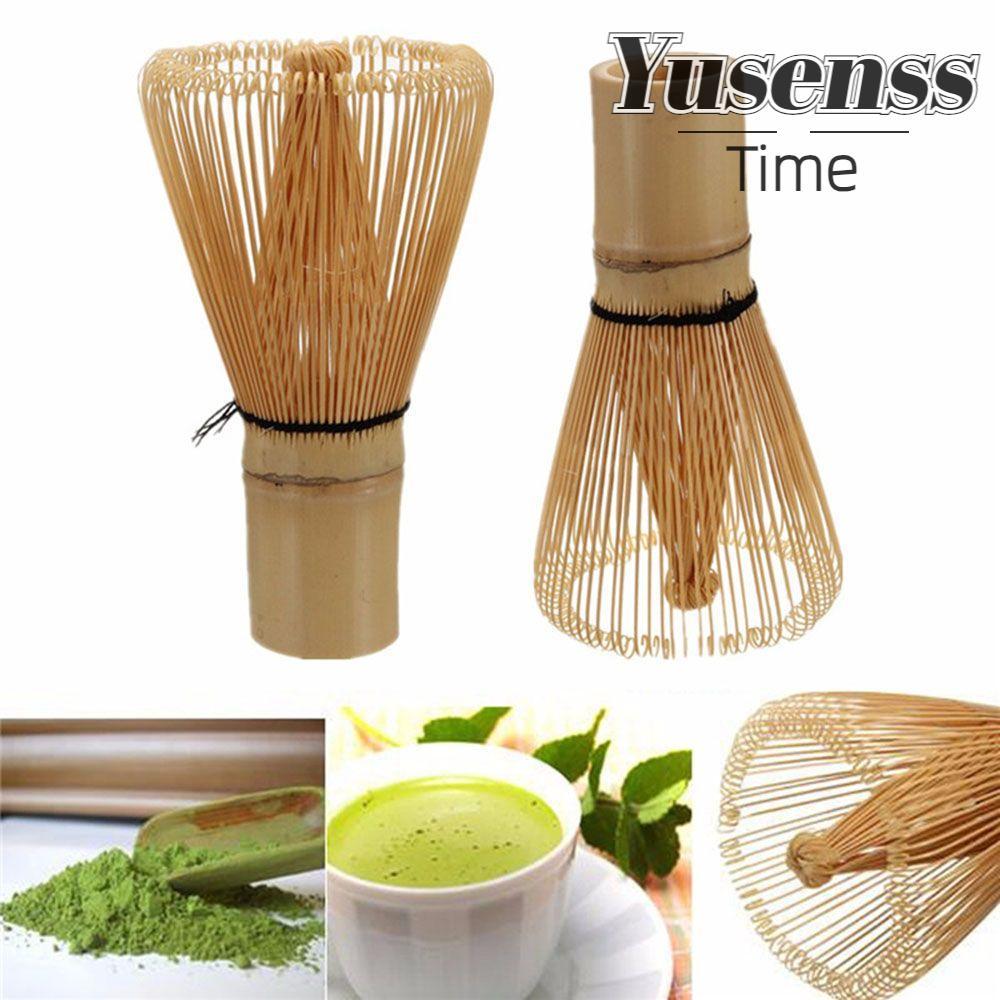YUSEN 80 Fringe Bamboo Brush Home Kitchen Green Tea Matcha Bamboo Accessories