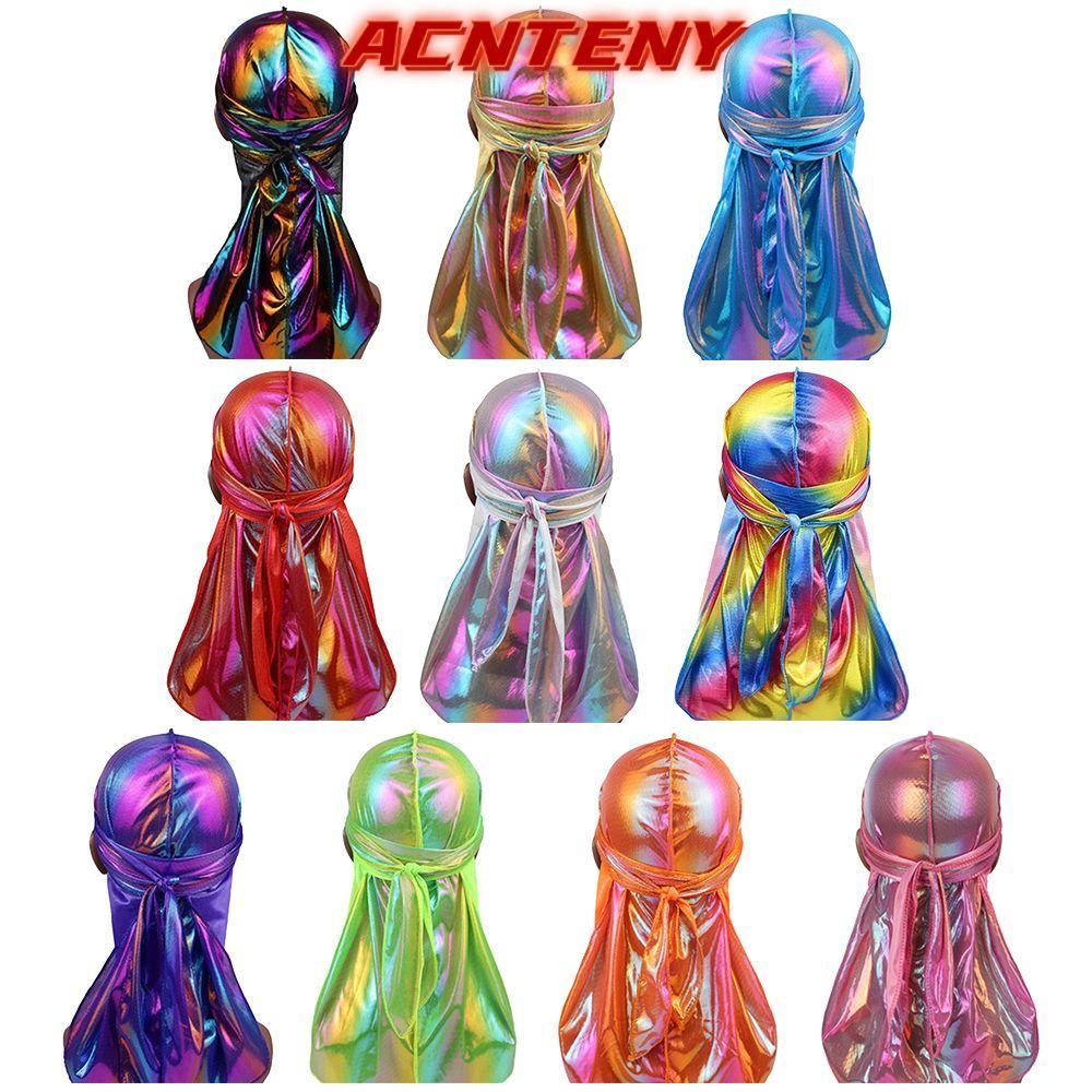 ACNTENY Durag Cap Chemo Pirate Cap Long Tail Adjustable Hip Hop Fashion Cancer Head Scarf