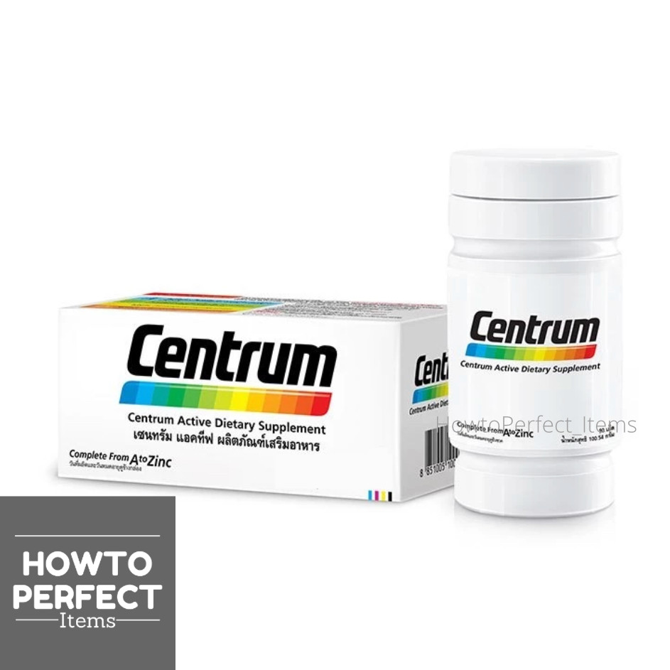 Centrum Centrum White Box จาก A to Zinc + Beta-Carotene Lutein และ Lycopene Halon