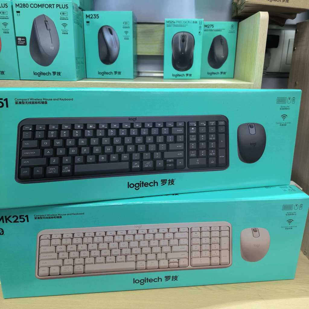 Logitech (Logitech) MK251 ชุดคีย์บอร์ดไร้สายบลูทูธ