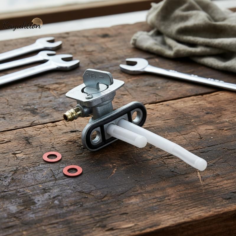 Kayaktion รถจักรยานยนต์กรอง Petco สําหรับ PW80/TTR125 การใช้ Petrol ถังแก๊สกรอง Petco สวิทช์รถจักรยา