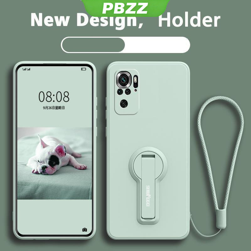 PBZZ FOR เคส ปลอก Redmi NOTE 10 4g  Xiaomi Redmi NOTE 10S Redmi NOTE 10 Pro 4g โทรศัพท์กรณี softcase ซิลิโคนเหลวป้องกันเรียบกันกระแทกกันชนปกการออกแบบใหม่360 ° กับผู้ถือ ytxzzj01